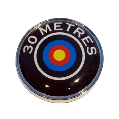 Metres standard badge